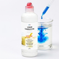 Colorant liquide pour bougies 1 kg, soluble dans l'huile, pour la fabrication artisanale de bougies, cire de soja et de coco, pigment de haute pureté