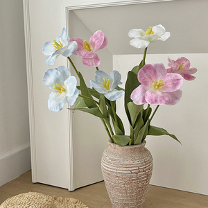 Tulipanes Artificiales Kch, Flores de Seda de Gran Tamaño para Sala de Estar y Mesa de Comedor, Arreglos Florales Decorativos - Product Image 3