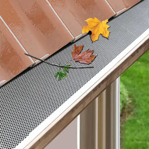 Bán Hot Nhôm Máng Xối Thép Không Gỉ Máng Xối Bảo Vệ Mạ Kẽm Máng Xối Bảo Vệ Sử Dụng Cho Mái Mưa Lá Lọc - Product Image 5