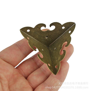 Book <b>Corner</b> Carbon Steel Q78 45Mm New Chinese Style Wooden Box Edge Protection <b>Corner</b> <b>Bracket</b> Accessories - Product Image 3
