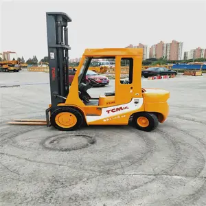 Popular used TCMHL 35 forklift with diesel engine & pallet small but productive
