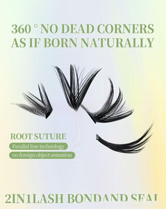 Kit de Extensión de Pestañas DIY 200D de Tira Completa, Marca Privada, Curvatura CD, Segmentos Personalizados, Volumen, Racimos, Adhesivo Sellador, Venta al por Mayor - Product Image 6