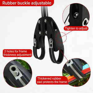 <span class=keywords><strong>Porte</strong></span>-bagages arrière en alliage d'aluminium réglable, capacité <span class=keywords><strong>de</strong></span> 115 lb, <span class=keywords><strong>porte</strong></span>-bagages pour <span class=keywords><strong>vélo</strong></span>, <span class=keywords><strong>porte</strong></span>-bagages pour <span class=keywords><strong>vélo</strong></span> - Product Image 4