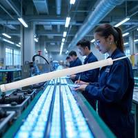 Tube LED étanche pour réfrigérateur commercial, résistant aux basses températures pour entrepôt frigorifique