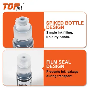 Topjet Refill Ink GI-46 GI 46 GI46 For Canon MAXIFY GX6040/GX7040 Water Based High Quality Bottle Bulk Ink Bottle