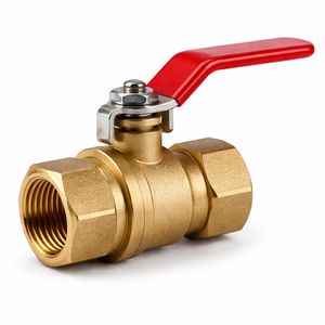 Válvula de bola soldada manual de latón OEM de paso completo para uso doméstico en cocinas, conexiones BSP/NPT DN15-DN100, modelo BBV05 - Product Image 1