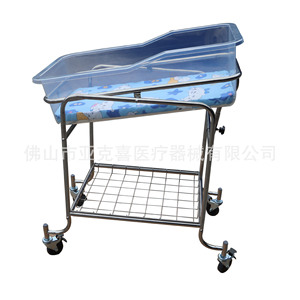 Cuna Móvil e Inclinable para Bebé Yakesi con Frenos, Cuna para Hospital, Especial para Hospital, Anti-Vuelco - Product Image 4