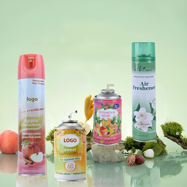 WHJJ 250ml Automatic Aerosol Dispenser Long Lasting Eco-Friendly Home Air Freshener & Deodorant Spray Refill New Parfum