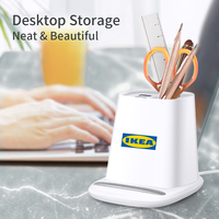 Station de recharge sans fil de bureau 4 en 1, porte-stylo, support de chargeur sans fil Usb, nouveaux produits 2024