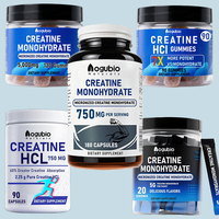 Marque privée OEM Créatine micronisée pure HCL Complément alimentaire Créatine monohydrate HCL Capsules pour soutenir les muscles