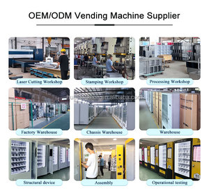 24/7 hoạt động thông minh Bán lẻ tủ khóa hình dung 20/30/40 lưới Locker Máy bán hàng tự động cho ga tàu điện ngầm - Product Image 5