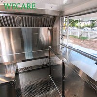 Wecare DOT Street Mobile Kitchen Ice Cream Coffee Popcorn Cart Bubble Tea Food Truck Catering Pizza Food Trailer Entièrement Équipé