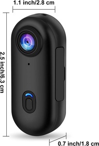 Caméra de poche miniature portable 1080P WiFi avec contrôle par application, étanche 30M, pour vlog, sports d'<span class=keywords><strong>action</strong></span>, petite caméra d'<span class=keywords><strong>action</strong></span> pour animaux de compagnie - Product Image 5