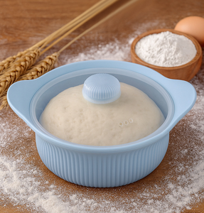 100% Cấp Thực Phẩm Silicone <span class=keywords><strong>Sourdough</strong></span> Bánh Mì Chống Nồi Với Nắp, Bột Lên Men Container Nguồn Cung Cấp Cho Nhà Nướng - Product Image 1