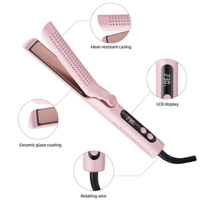 <span class=keywords><strong>Lisseur</strong></span> et boucleur en céramique double usage <span class=keywords><strong>avec</strong></span> écran LCD pour des <span class=keywords><strong>cheveux</strong></span> lisses et bouclés - Product Image 1