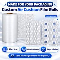 Rouleau de film gonflable personnalisé AIR.DFLY avec logo imprimé pour l'emballage de marchandises fragiles et le remplissage de vide en emballage