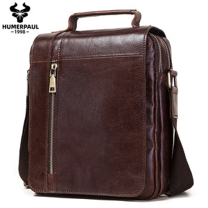 Borsa a <span class=keywords><strong>Tracolla</strong></span> HUMERPAUL in Vera Pelle, Borsa Messenger da <span class=keywords><strong>Uomo</strong></span>, Borsa a <span class=keywords><strong>Tracolla</strong></span> Maschile di Alta Qualità - Product Image 1