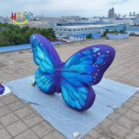 Papillon gonflable géant adapté aux besoins du client par Offre Spéciale de représentation d'étape de festival pour la décoration d'affichage de la publicité