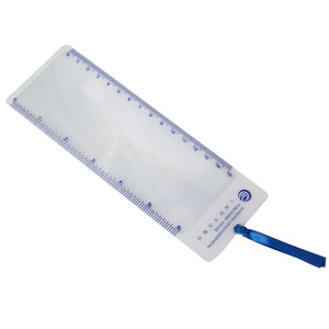 <span class=keywords><strong>Loupe</strong></span> personnalisée de signet avec design en PVC transparent pour hommes et femmes - Product Image 1