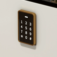 Table de Chevet Intelligente Multifonctionnelle avec Verrouillage PIN, Haut-parleur et Recharge Sans Fil, Exportée dans Plus de 50 Pays, BTBT019 pour Chambre à Coucher