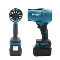 Souffleur d'Air Portable sans Fil 18V Haute Pression Super Puissant à Batterie Lithium pour Feuilles, Poussière et Neige avec Fonction Turbo