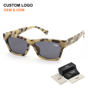 Vintage Style Brand Square Frame <b>Sun</b> Glasses <b>Shades</b> with High Quality Personalized Customsized UV400 Sunglasses for Women Men - Product Image 1