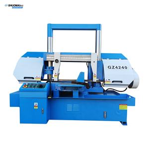 Machine à scier à <span class=keywords><strong>ruban</strong></span> hydraulique à angle de coupe de 30 45 60 90 degrés en métal GZ4250 - Product Image 5