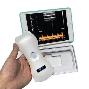 Handheld WIFI USB Ultrasound Android 192 Elements Phased Array Cardiac Linear Convex 3 In 1 Wireless Ultrasound Probe