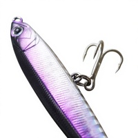 Leurre dur ABS télécommandé multi-couche tremblant pour la pêche en eau profonde, type crayon, avec hameçon à fente sanguine, 10/14/18/24g