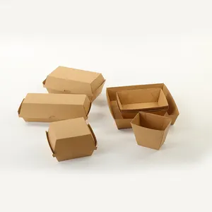Bandeja de sushi de barco de papel personalizada impresa al por mayor bandeja de comida de barco de papel Kraft marrón desechable