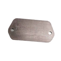 Étiquette personnalisée en métal de mode en Chine, étiquette gravée avec logo de marque, plaque signalétique en aluminium anodisé