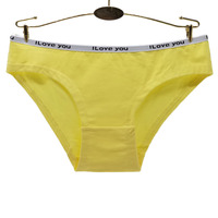 Culottes en coton pour femmes, sous-vêtements féminins, culottes unies, lingerie sexy taille basse