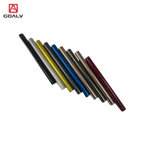 Professional Manufacturer Colored Round Colored Aluminum Extruded Tube Tubing For Bicycle Frame Folding Chair