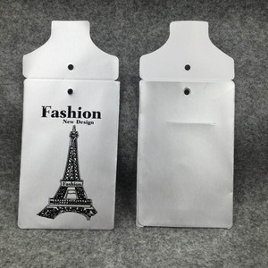 Étiquettes suspendues personnalisées de luxe en papier kraft, étiquettes suspendues en carton blanc pour pantoufles, étiquettes pour vêtements - Product Image 5
