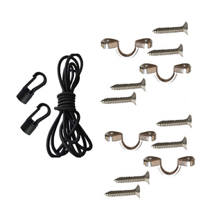 Bungee <b>Cord</b> Set 2M 5Mm Latex With Steel Hooks For Outdoor Use - Product Image 3
