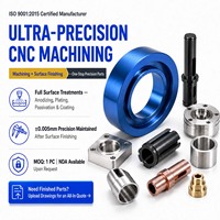 Pièces usinées CNC en aluminium, pièces usinées CNC anodisées, pièces de précision CNC anodisées, usinage sur mesure d'équipements médicaux