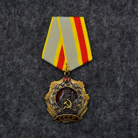 21 ans d'expérience en fabrication sur mesure d'emblèmes à double placage russes et de médailles d'honneur avec étoile colorée, médaille espagnole vintage