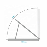 Structure du module FarSun PV Triangle de montage solaire Support en aluminium
