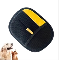 Gant de toilettage pour animaux à adsorption statique, lavable et réutilisable, pour enlever les poils de chat et de chien, nettoyeur de fourrure multi-usage pour meubles et animaux