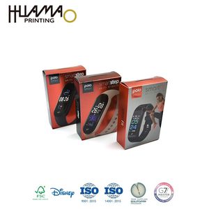 Boîte en papier couleur en gros, Spot UV personnalisé, emballage en papier pour produits numériques 3C, boîte en papier Huamao Printing pour montre intelligente - Product Image 2