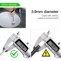 Mini Caméra Endoscope Industrielle Mobile USB 3-en-1 Portable Étanche 3,9 mm 6 LED Full HD pour Inspection de Tuyaux et Égouts