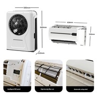 Climatiseur de stationnement 12V 24V pour camion, système de refroidissement silencieux à onduleur pour camions poids lourds et VR
