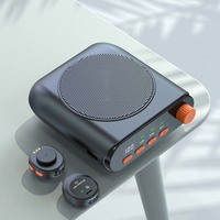 Amplificateur de voix portable avec microphone Lavalier Mini haut-parleur mégaphone sans fil pour enseignants, guides touristiques, entraîneurs