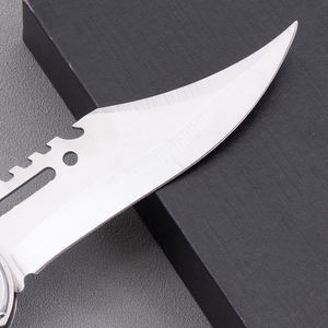 लकड़ी हैंडल स्टेनलेस स्टील ब्लेड पुश बटन लॉक फोल्डिंग cmbat चाकू के लिए चाकू - Product Image 5