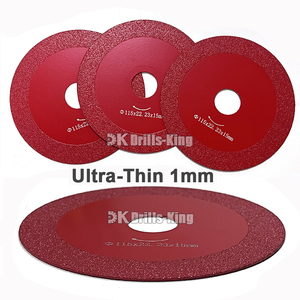 Disque de coupe diamanté professionnel Drills-King 100 <span class=keywords><strong>mm</strong></span> ultra-fin pour meuleuse d'angle, verre et <span class=keywords><strong>carrelage</strong></span> céramique - Product Image 4