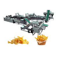 Ligne de production de frites de pommes de terre personnalisées, ligne de production de chips de pommes de terre pour usine de transformation alimentaire