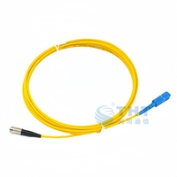 Kabel Patch Fiber Optik Warna Kuning SC LC FC ST Simplex Duplex 2.0mm 0.5m Harga Pabrik