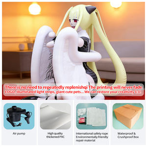 Figurine Gonflable Anime Fille Cheveux Dorés <span class=keywords><strong>Konjiki</strong></span> <span class=keywords><strong>No</strong></span> Yami, Poupée Personnage Manga Gonflable en PVC pour Collection - Product Image 3