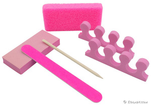 Beauty Personal Care Products Nail File Manicure and <strong>Pedicure</strong> <strong>Set</strong> 5pcs Deluxe Disposable <strong>Pedicure</strong> Kit for Spa Nail Salon Tools - Product Image 5