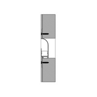 Trimless LED Profile Dissipateur thermique pour cloisons sèches de haute qualité Plâtre de gypse Plafond LED Extrusion d'aluminium 81.4*15.7mm